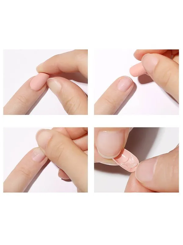 1 cinta adhesiva para uñas.