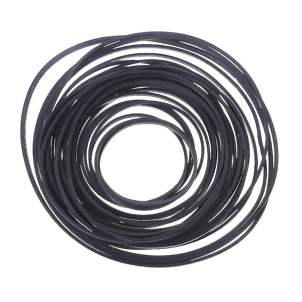60PCS 40100MM MIX CASSETTE TAPE MACHINE SQUARE BELT UNIVERSAL REPAIR BELT SQUARE CROSSSECTION0.5MM