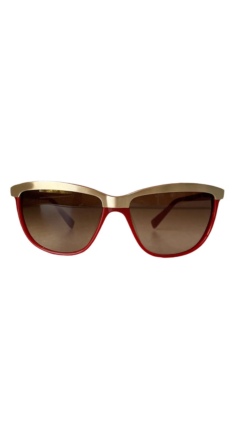 7 FOR ALLMANKIND Anteojos Rojos Dorado