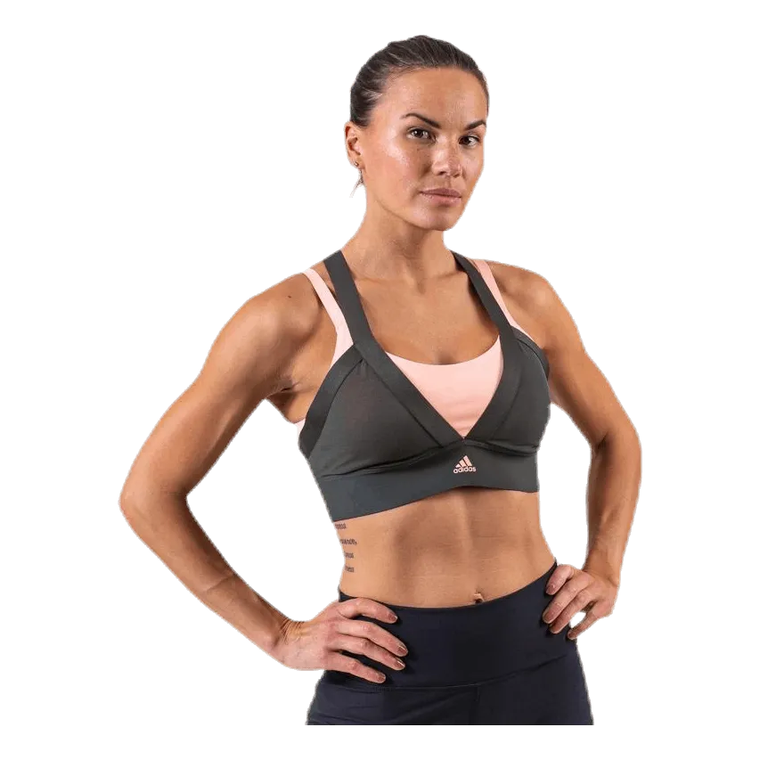 Adidas All Me Layered Bra Green