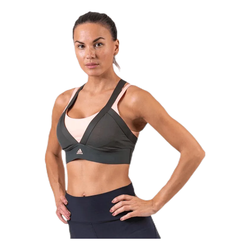 Adidas All Me Layered Bra Green