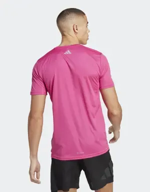 Adidas Camiseta Run Icons 3 Bar Logo