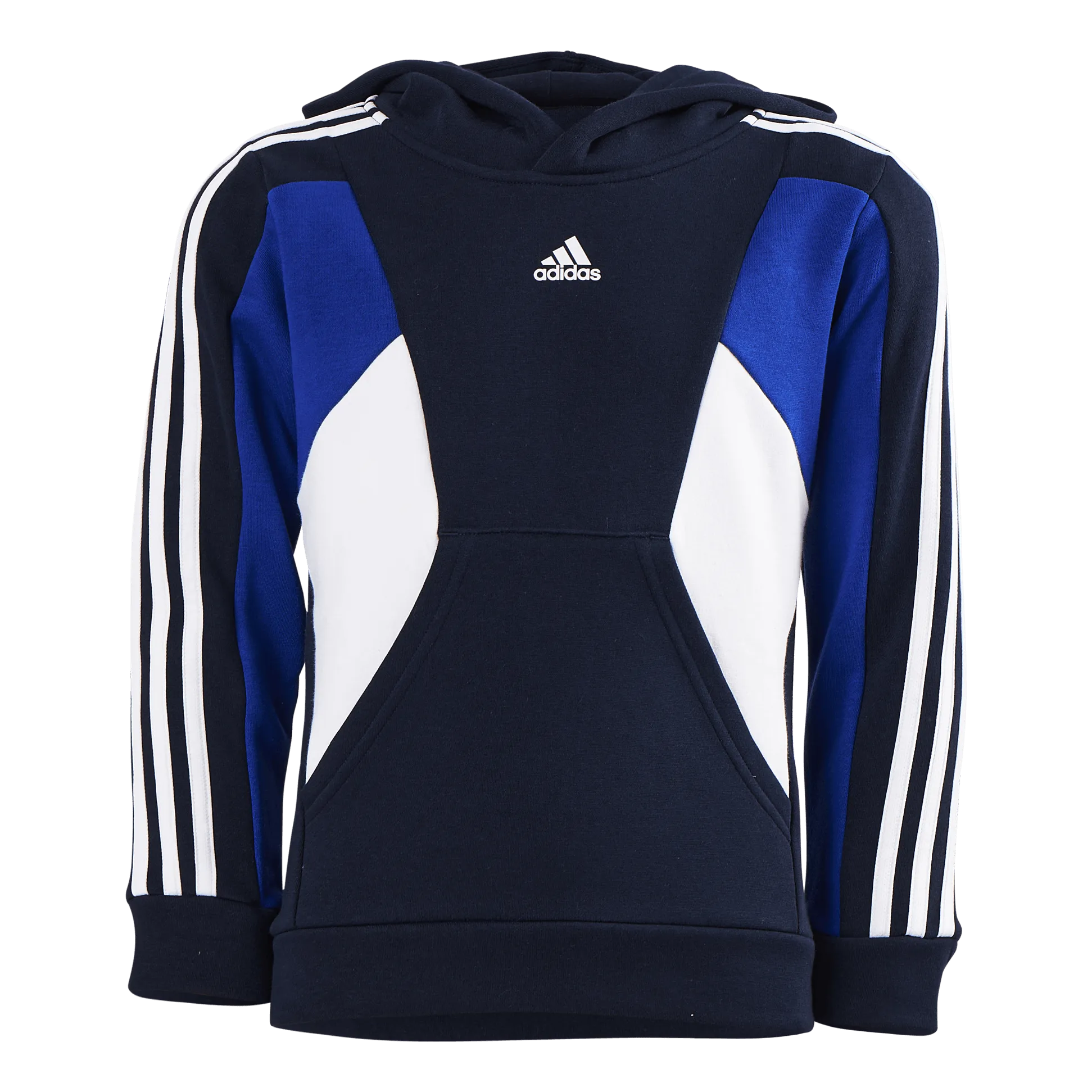 ADIDAS COLORBLOCK 3STRIPES HOODIE LEGEND INK