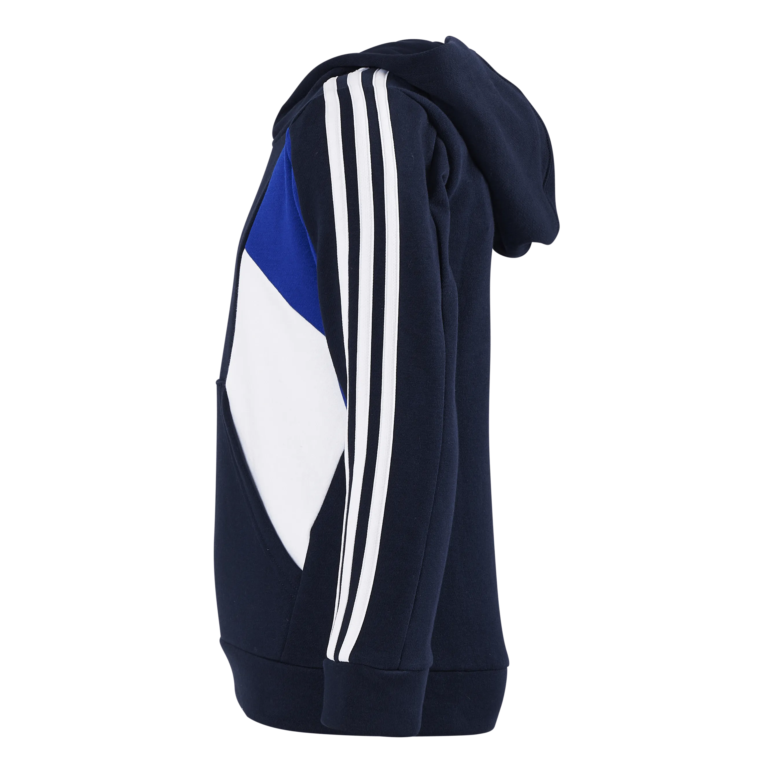 ADIDAS COLORBLOCK 3STRIPES HOODIE LEGEND INK