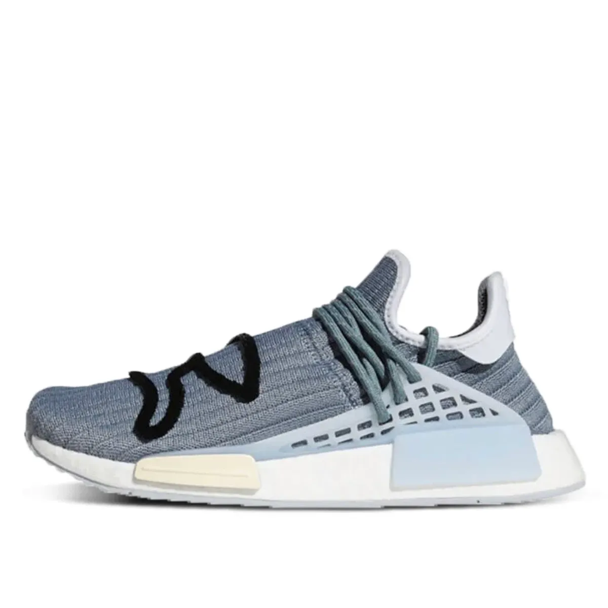 ADIDAS ORIGINALS BBC ICE CREAM X PHARRELL X NMD HUMAN RACE 'RUNNING DOG  SPACE GREY'