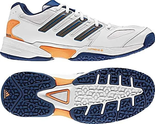 Adidas Response Court Padel (blanco/azul/naranja)