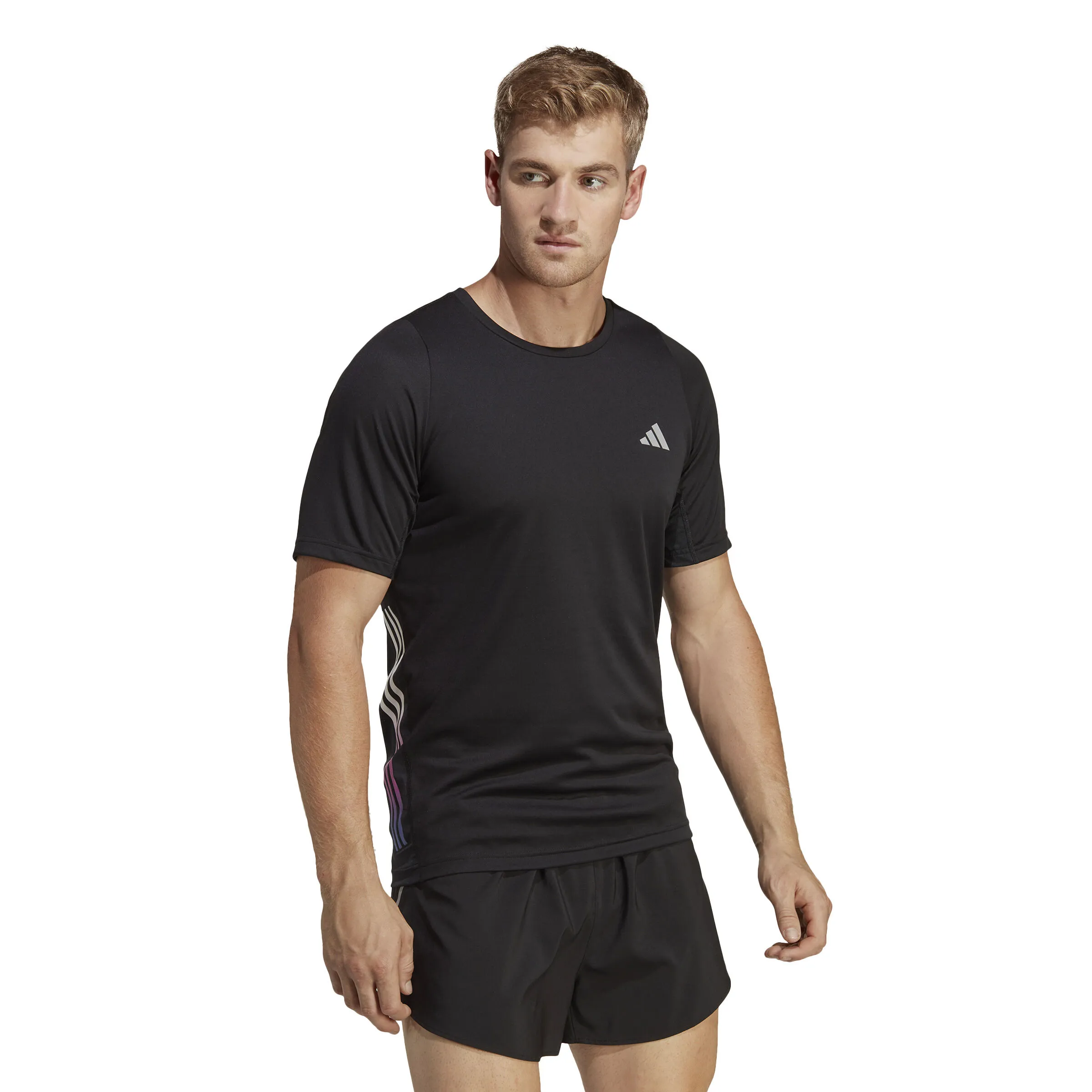 adidas Run Icons 3S Camiseta De Running Hombres