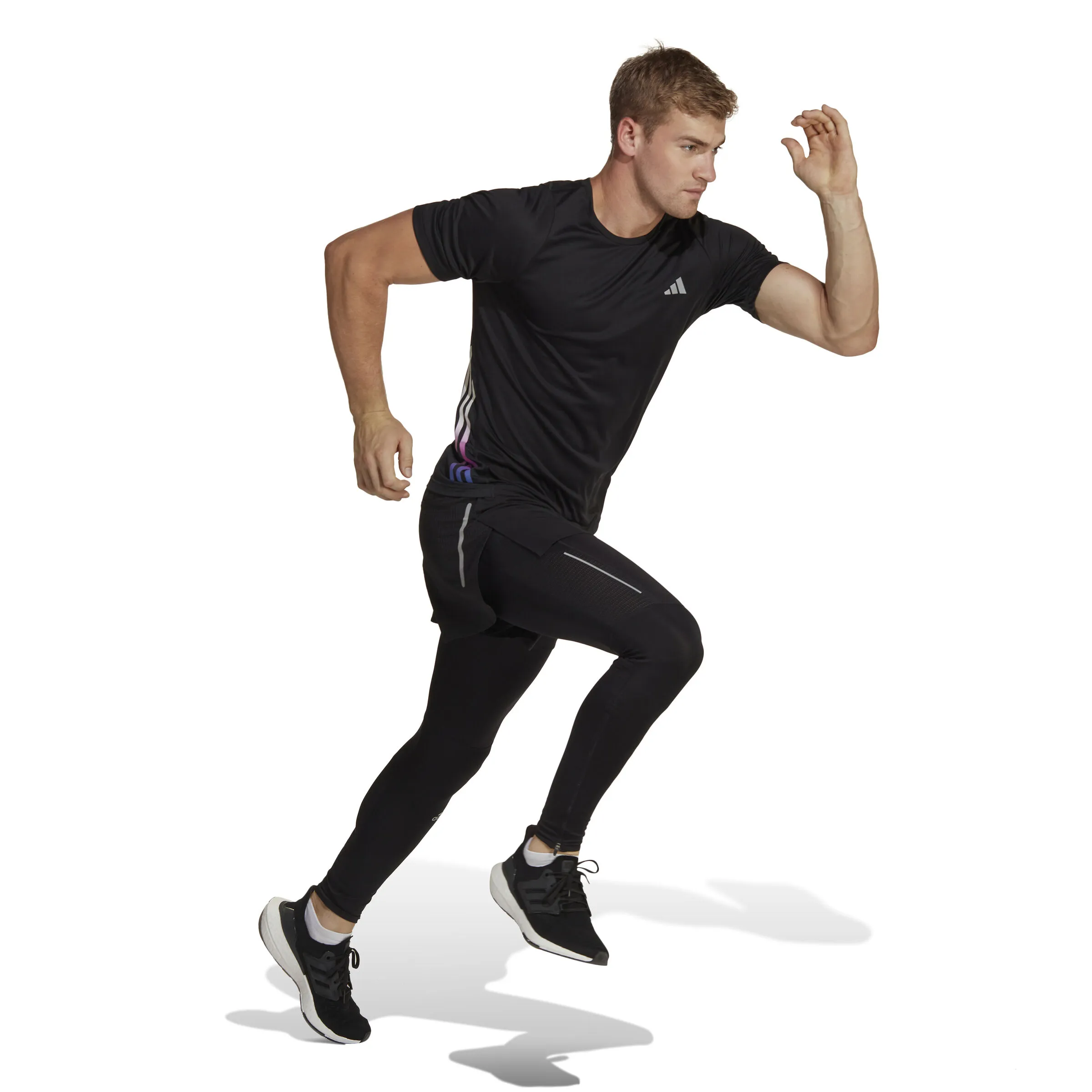 adidas Run Icons 3S Camiseta De Running Hombres