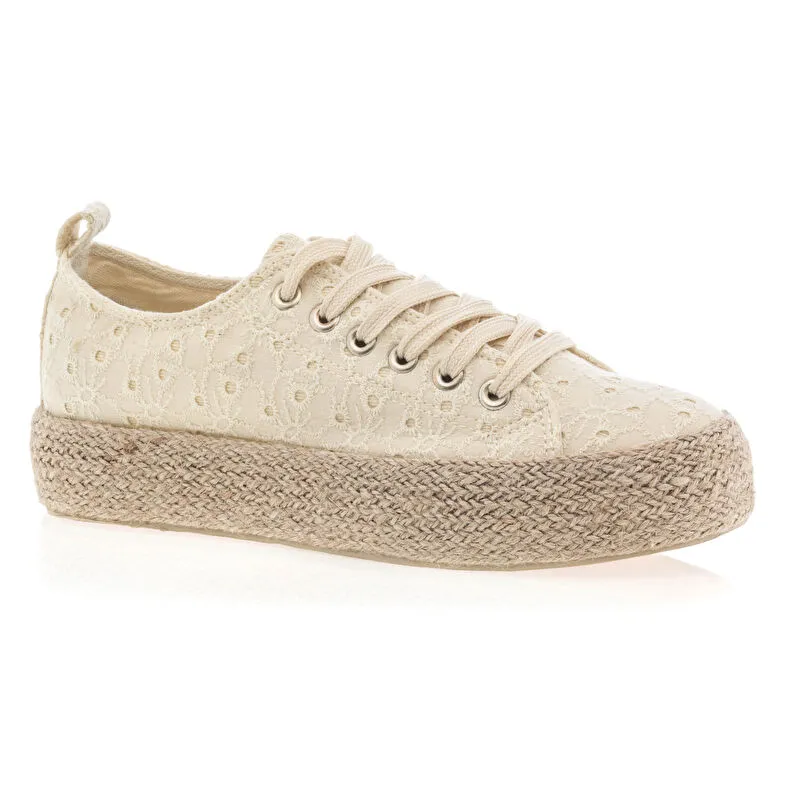 Alpargatas / suela cuerda mujer beige