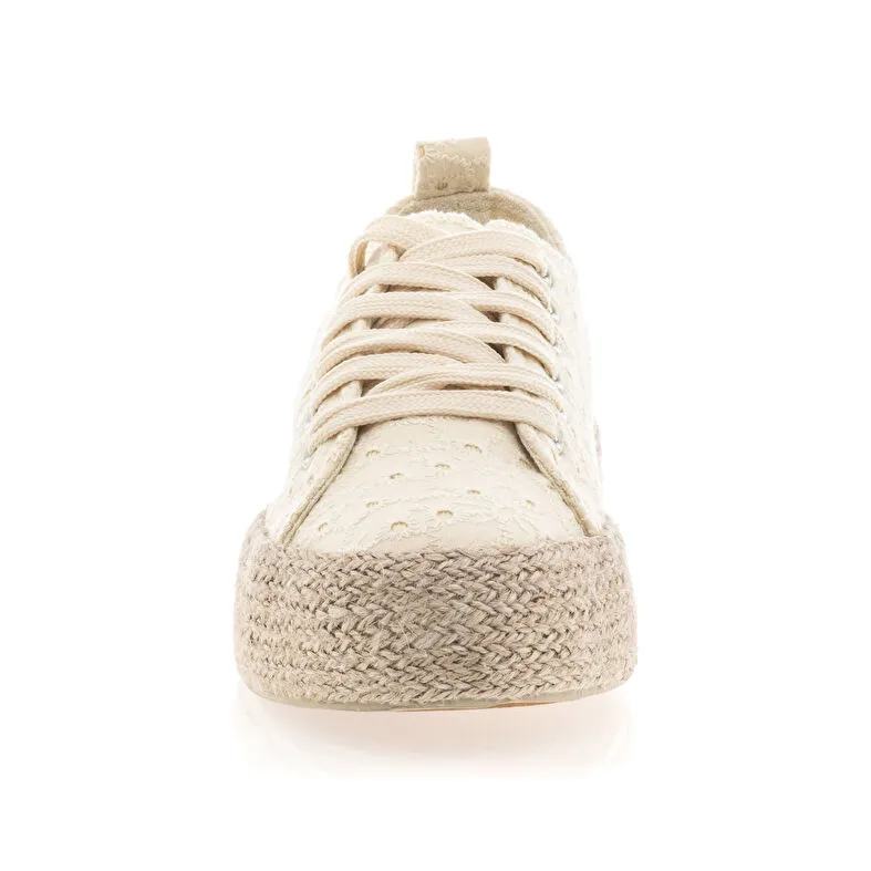 Alpargatas / suela cuerda mujer beige