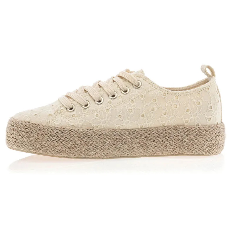 Alpargatas / suela cuerda mujer beige