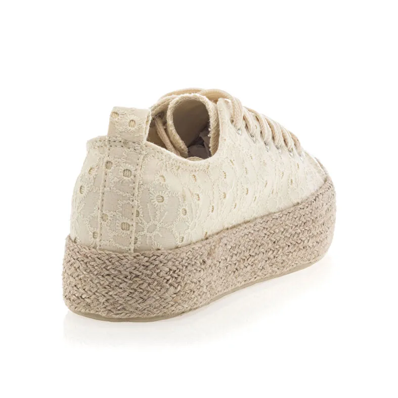 Alpargatas / suela cuerda mujer beige