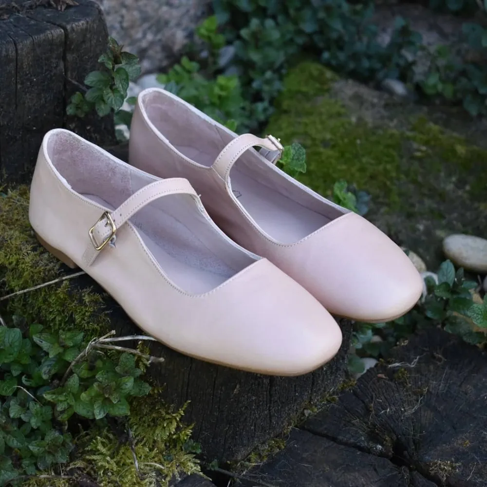Bailarina de piel BABY 21539 top3shoes