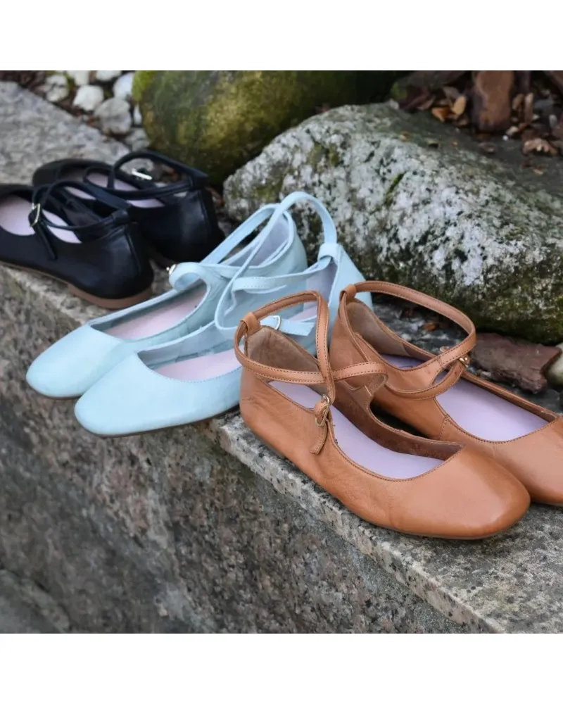 Bailarina de PIEL TOP3shoes 22549
