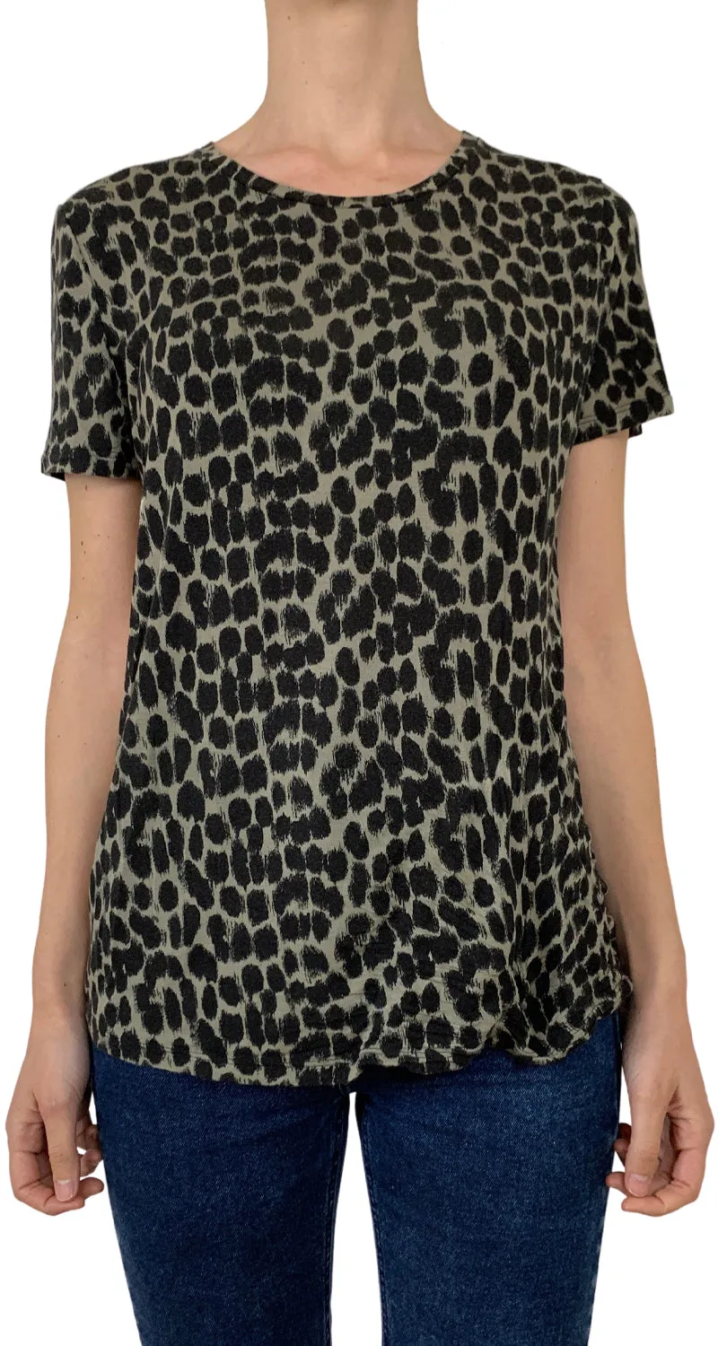 BANANA REPUBLIC Basic Green Animal Print