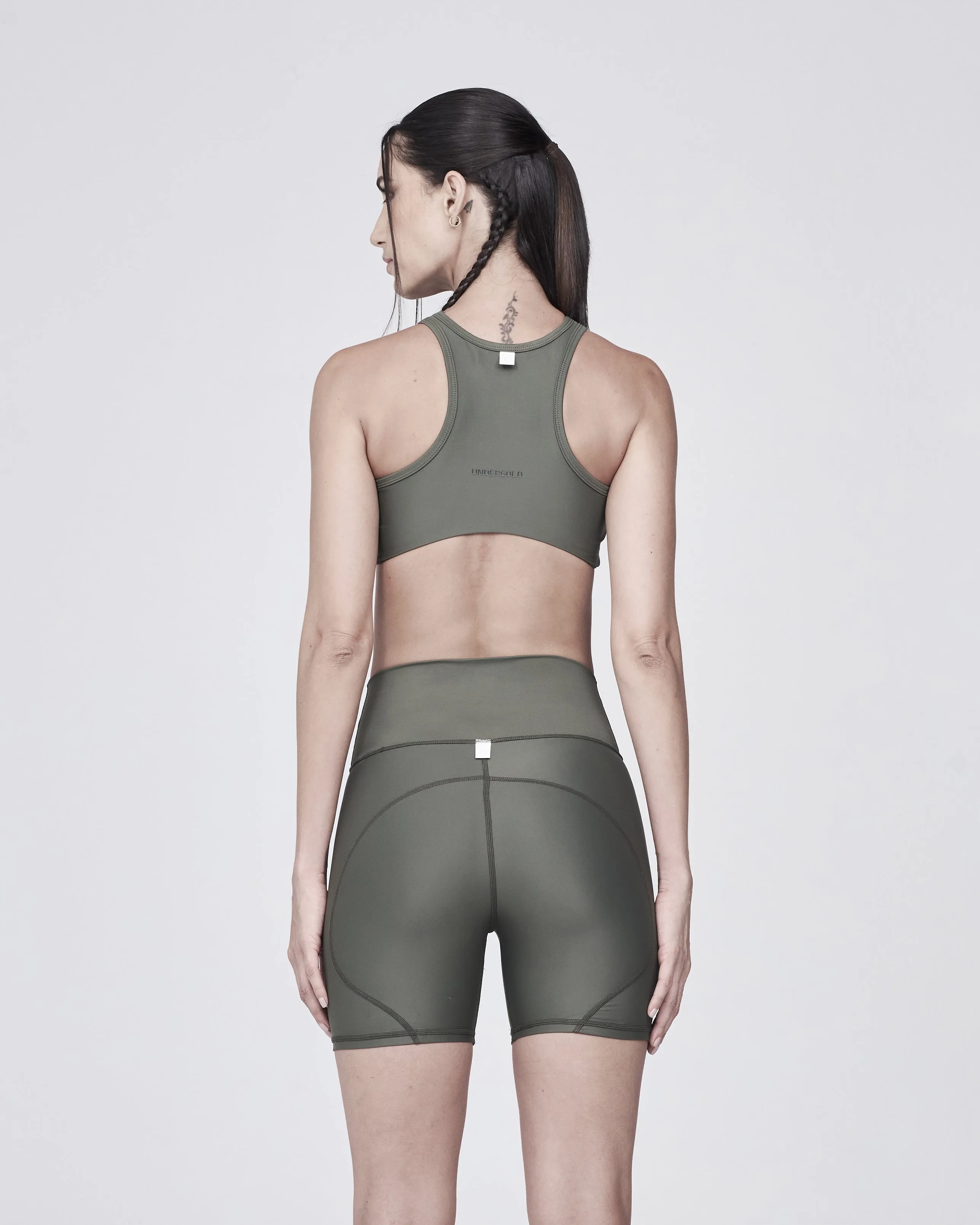 Basics Halter Top Military Green