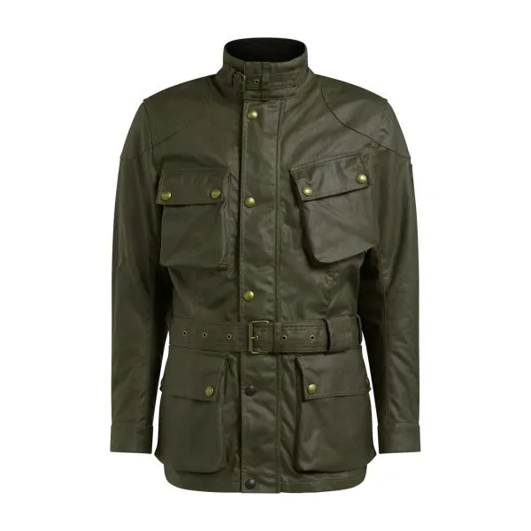 Belstaff Trialmaster Wax Olive Green 