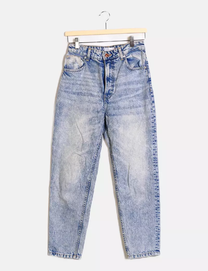 Bershka Pantalón azul denim