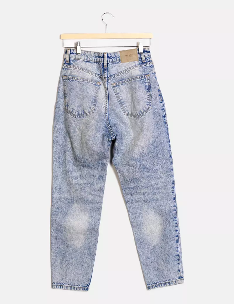 Bershka Pantalón azul denim