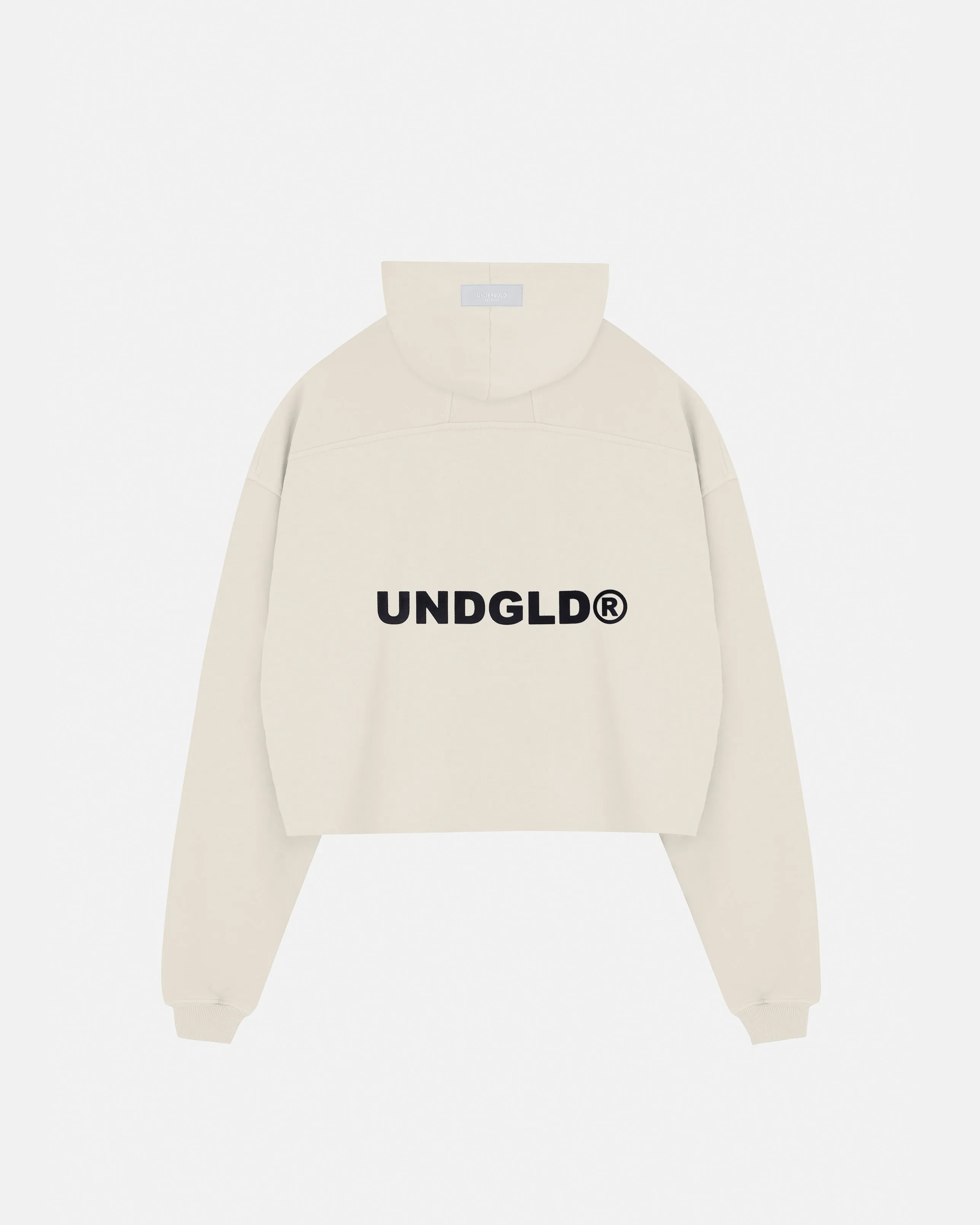 Beyond Cherub D'or Cropped Hoodie Cream