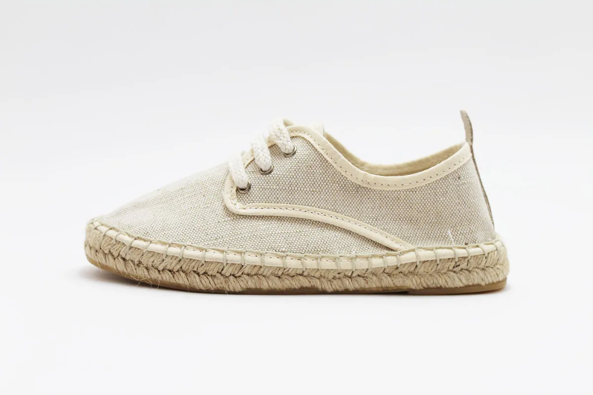 Blucher lino suela alpargata niño