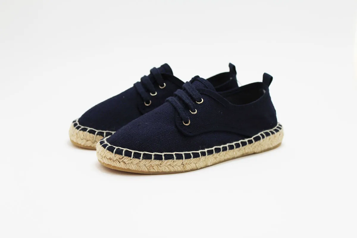 Blucher lino suela alpargata niño