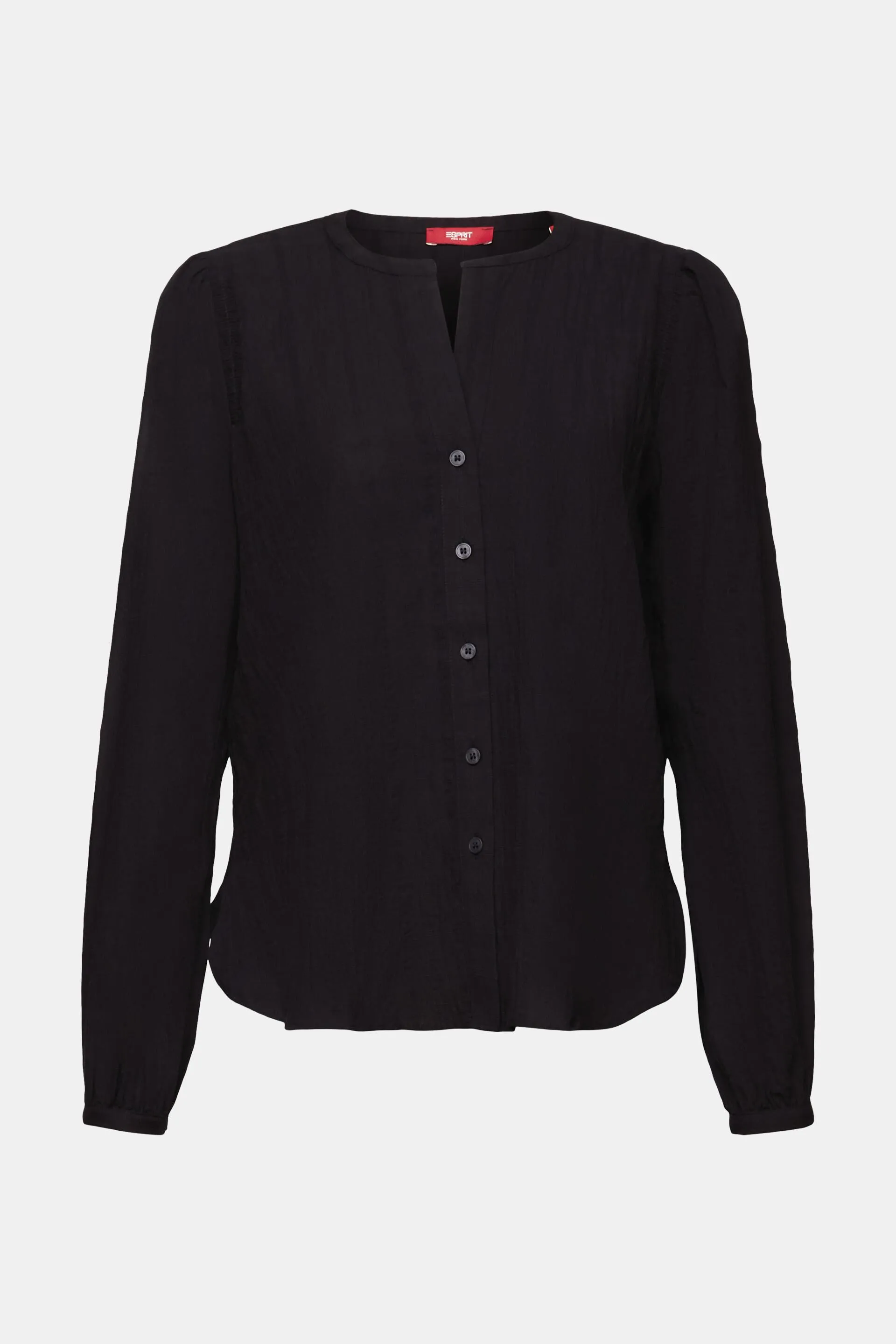 Blusa de algodón con textura