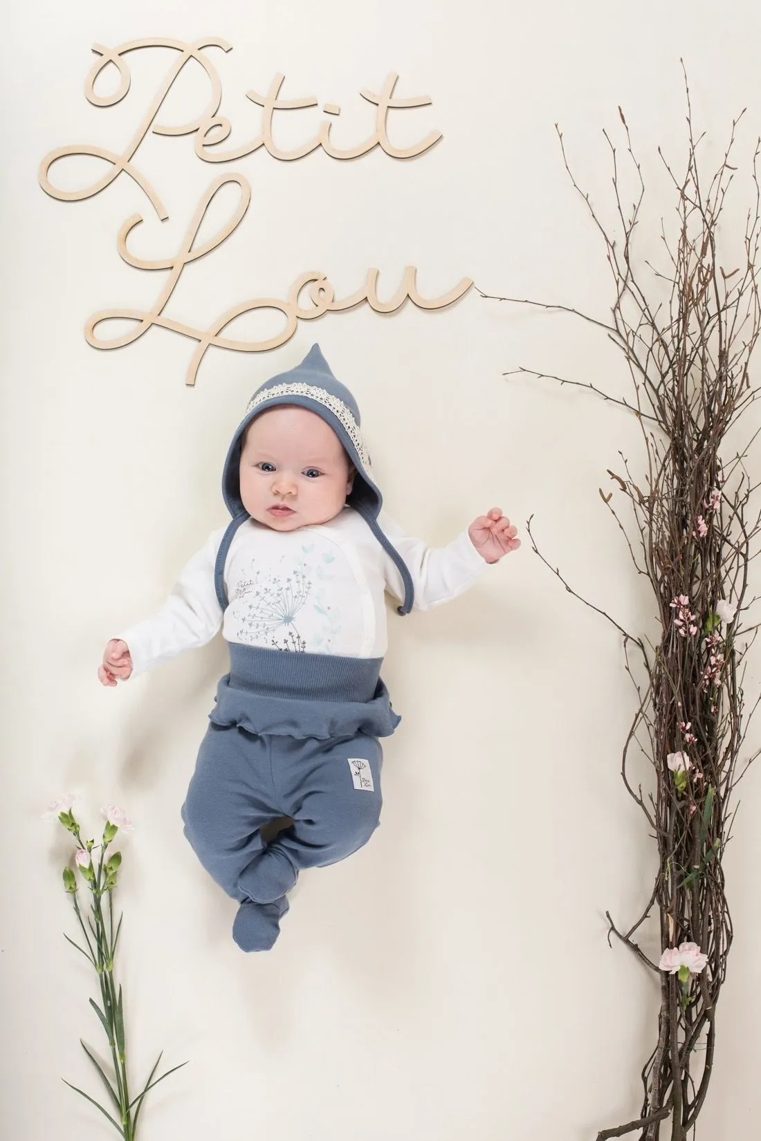 Body cruzado suave para bebé niña colección Petit Lou