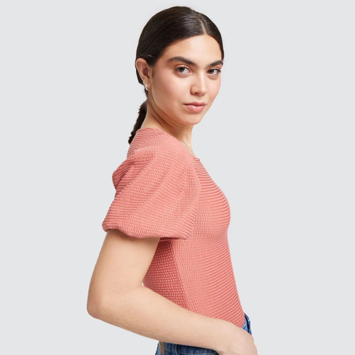 Body Para Mujer Manga Bombacha