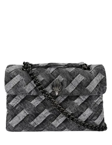 Bolso de hombro gris Soft Kensington