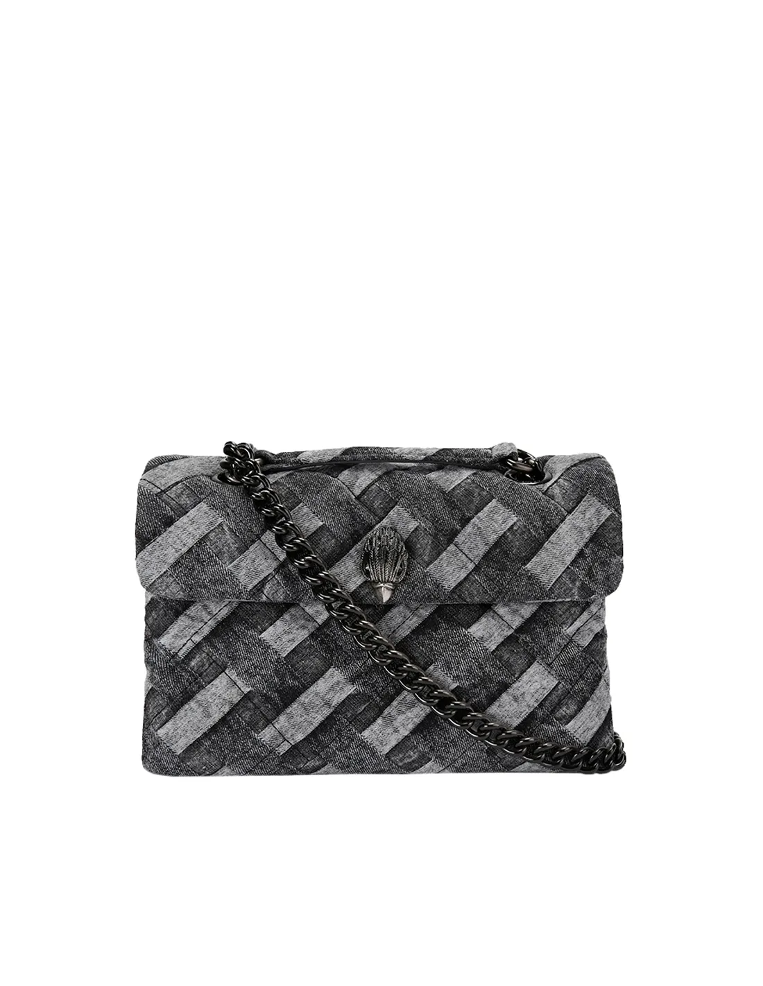 Bolso de hombro gris Soft Kensington