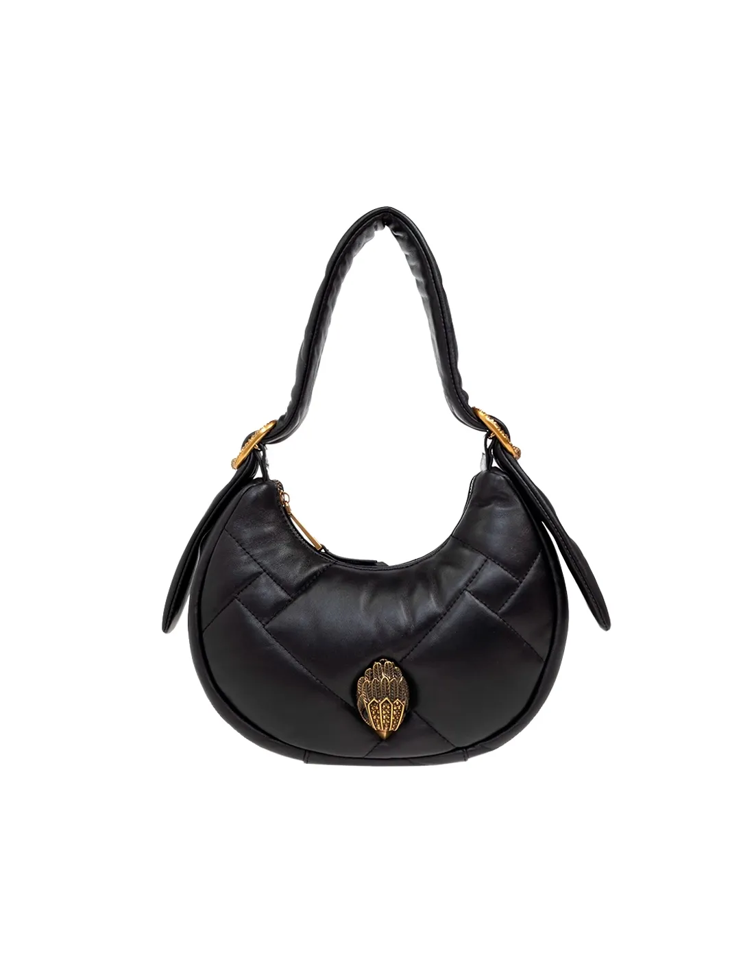 Bolso hobo negro Puff Kensington