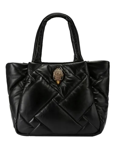 Bolso Kensington negro acolchado