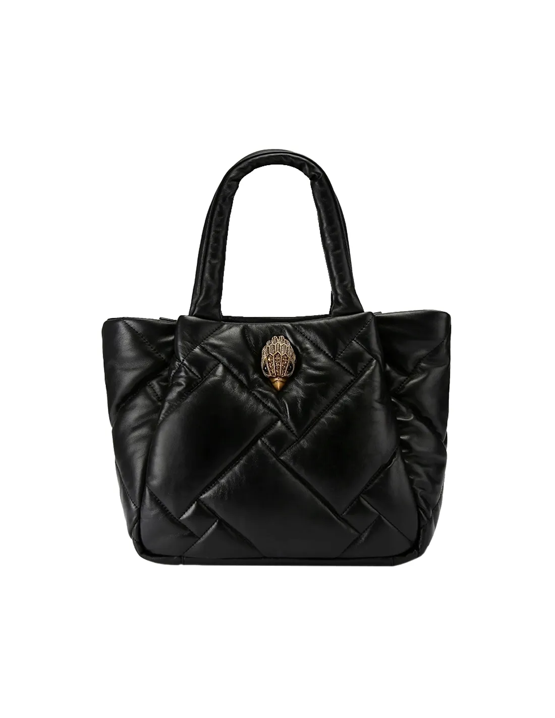Bolso Kensington negro acolchado