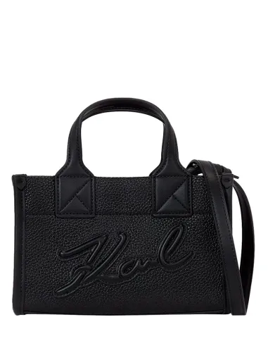 Bolso tote negro pequeño K/Square