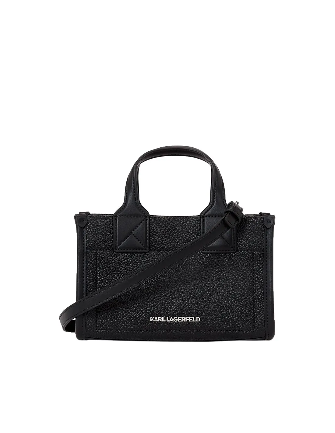 Bolso tote negro pequeño K/Square