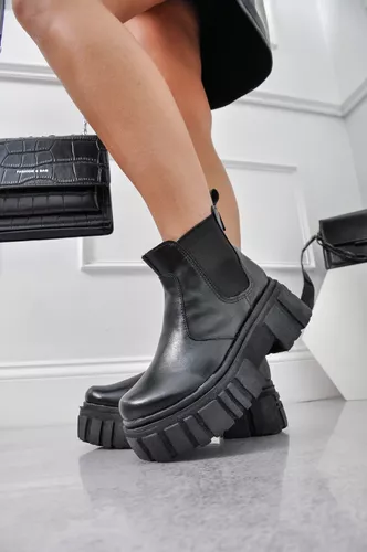 BORCEGO DE MUJER PLATAFORMA ELASTIZADO LIVIANO MODA ART650