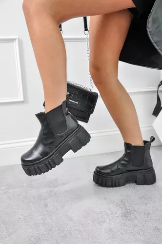 BORCEGO DE MUJER PLATAFORMA ELASTIZADO LIVIANO MODA ART650