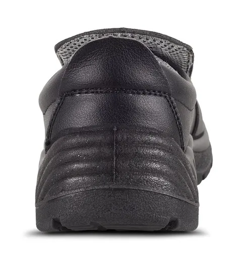Bota de piel hidrofugada con cordones Suela Negro