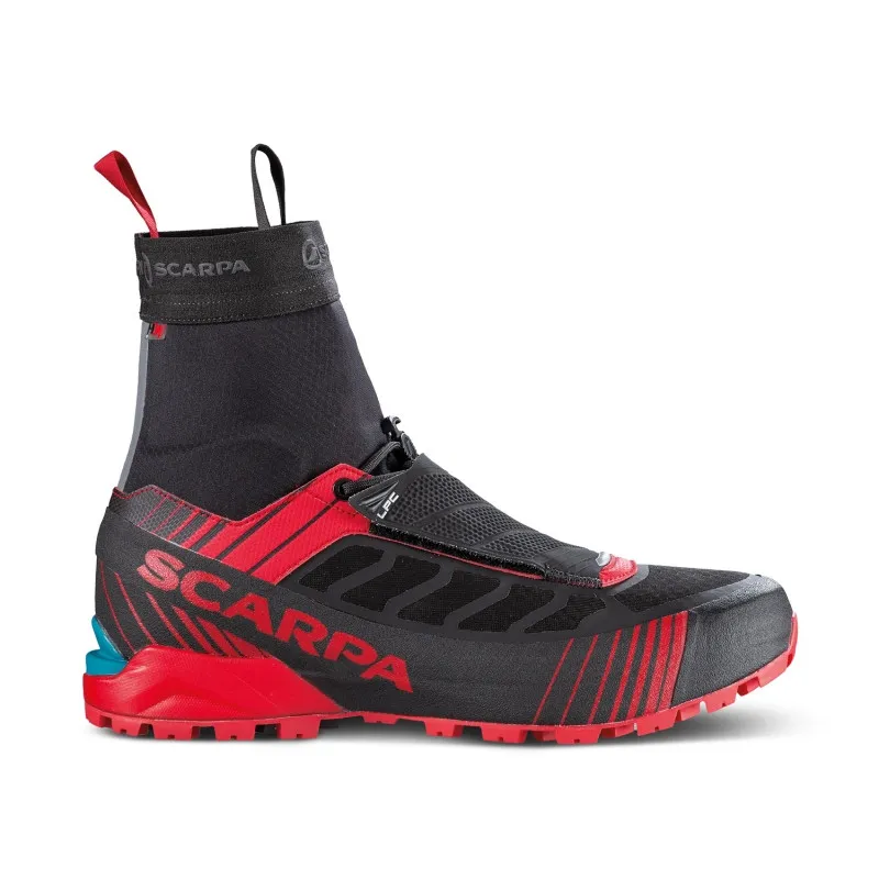 Bota rápida de alpinismo para hombre Scarpa Ribelle S HD (negro/rojo)