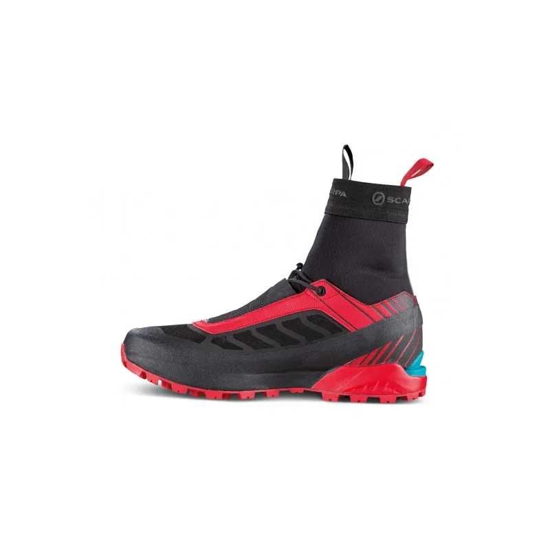 Bota rápida de alpinismo para hombre Scarpa Ribelle S HD (negro/rojo)