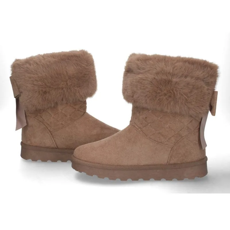Botas australianas mujer kaki con forro interior de pelo suave