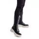 Botas tacón Refresh 078953 con cordones y suela en blanco