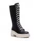 Botas tacón Refresh 078953 con cordones y suela en blanco