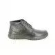 Botines Baerchi negro con cordones, detalles en granate y suela flexible