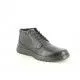 Botines Baerchi negro con cordones, detalles en granate y suela flexible