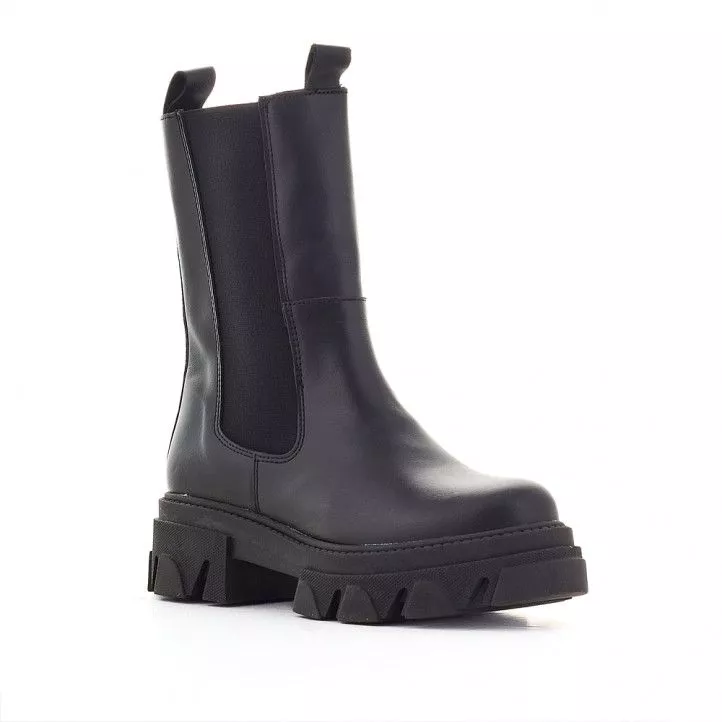 Botines plataforma Redlove anja negras con suela track