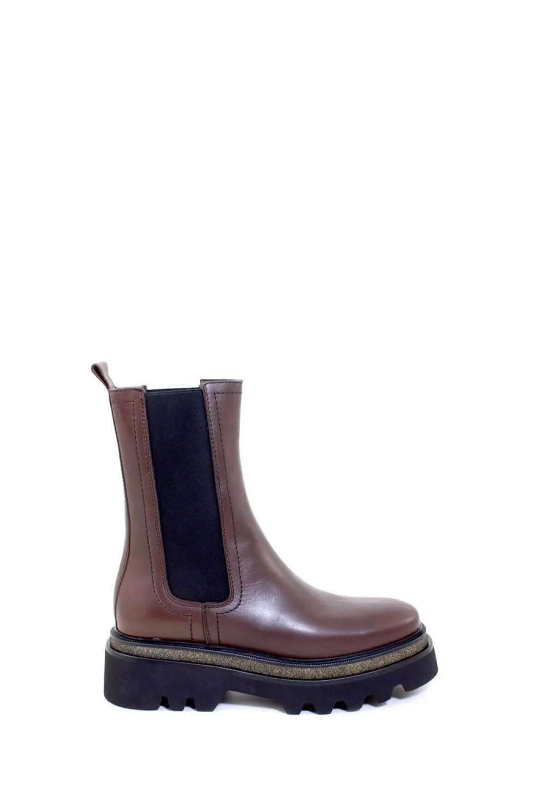 BOTINES SUELA TRACK MARRON