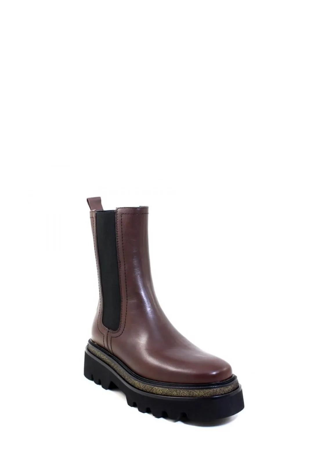 BOTINES SUELA TRACK MARRON