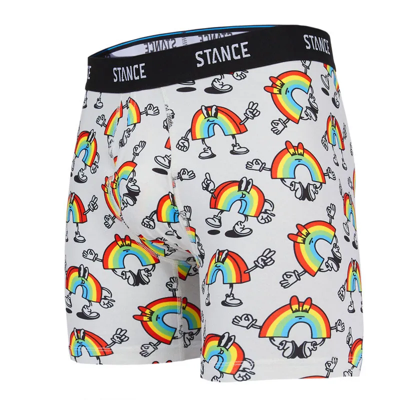 Boxer Stance: Vibeon Boxer Brief (Rainbow)